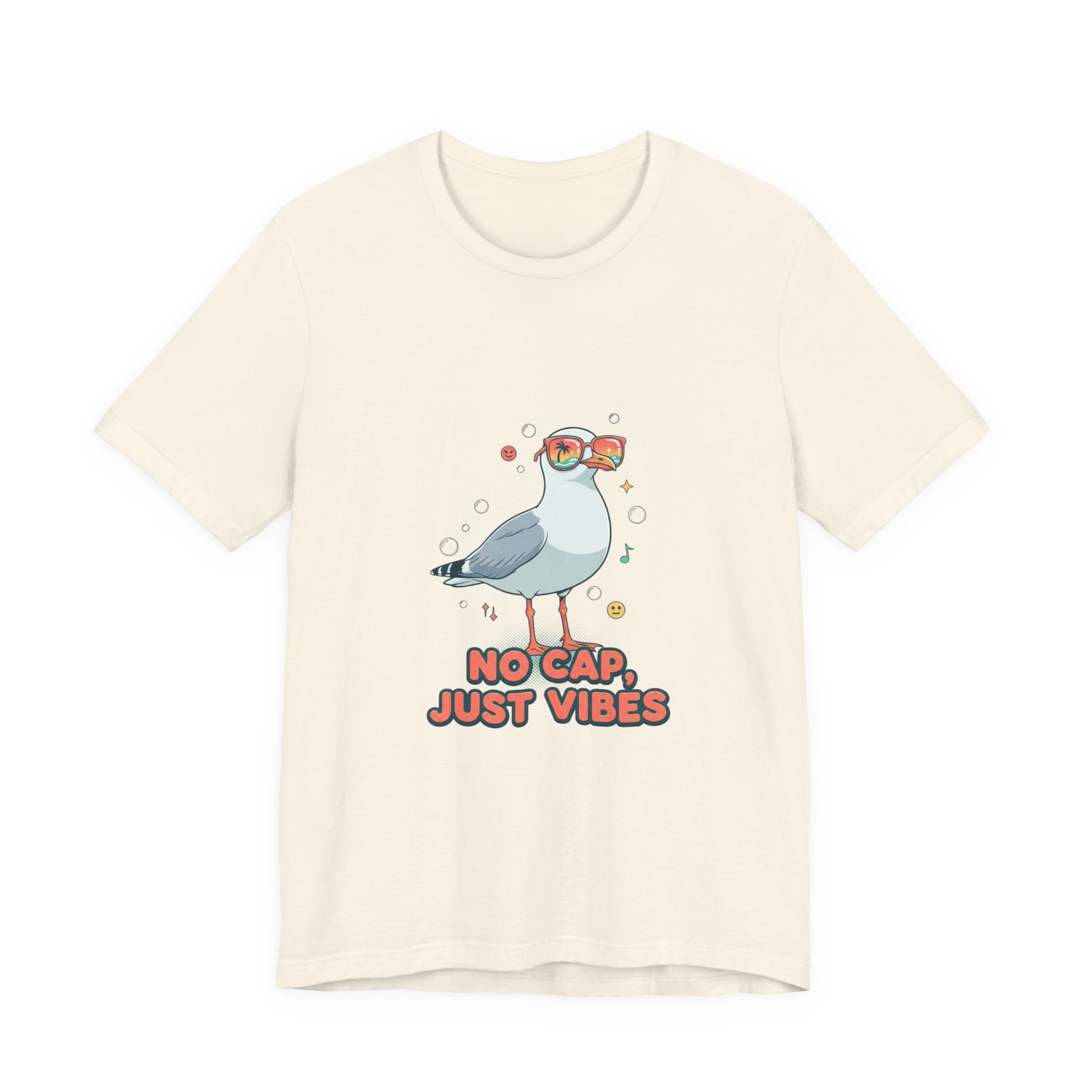 No Cap Just Vibes Tee | Gen-Z Slang ngc