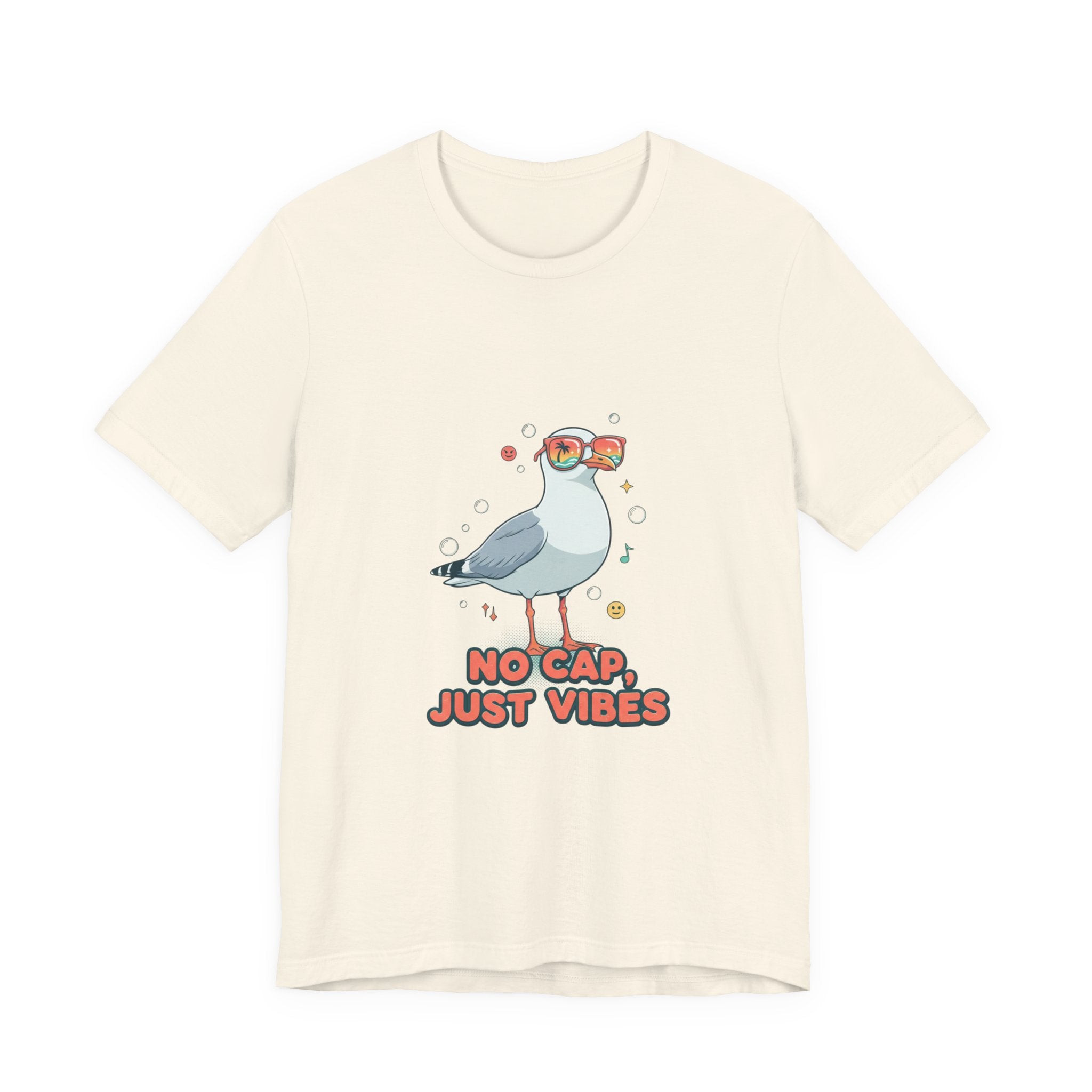 No Cap Just Vibes Tee | Gen-Z Slang ngc