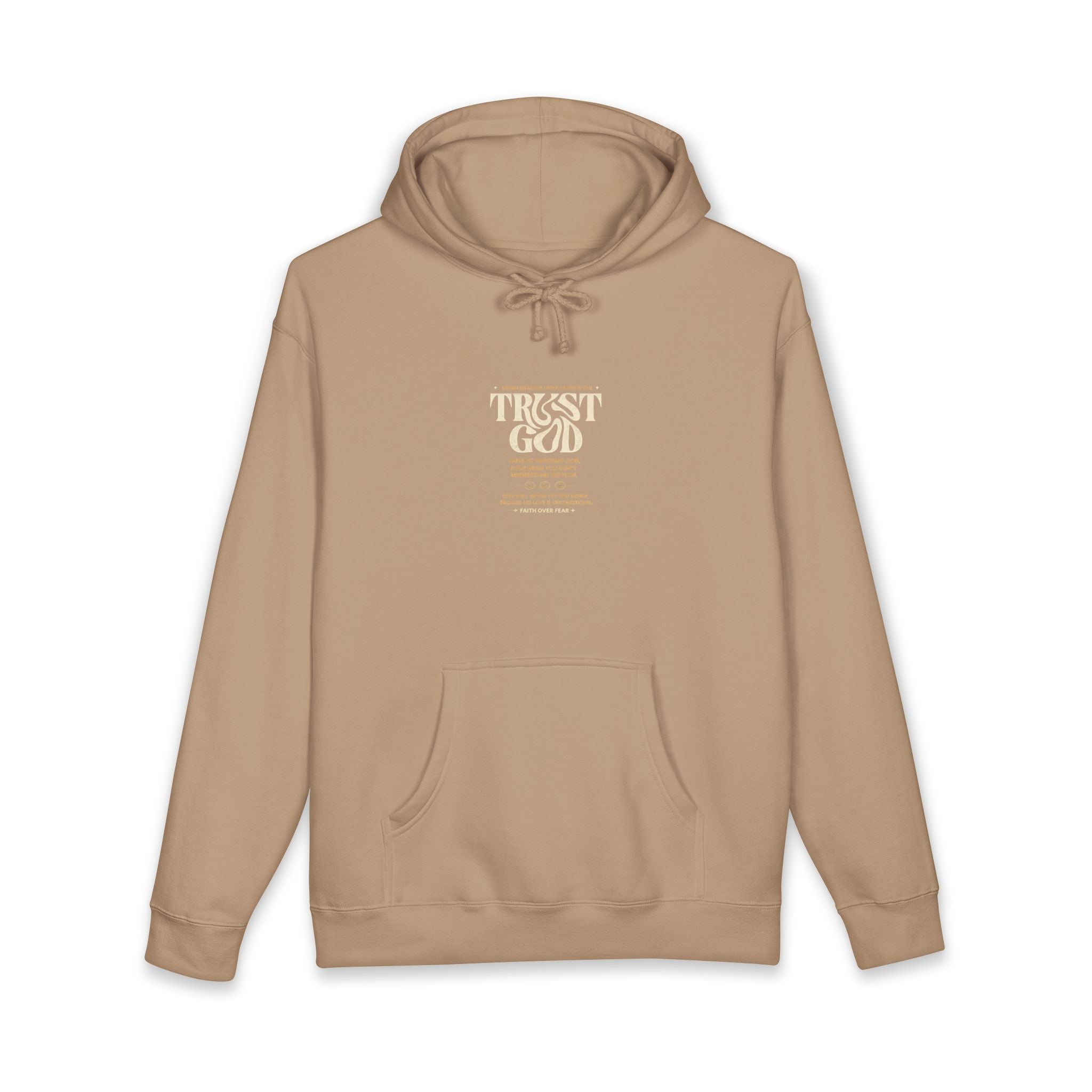Trust God Hoodie — Faith Verse Graphic Pullover