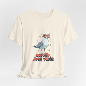 No Cap Just Vibes Tee | Gen-Z Slang ngc