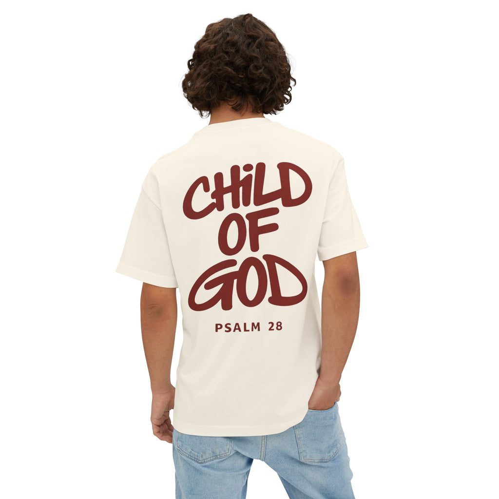 Child of God Tee — Oversized Christian T-Shirt (Psalm 28)