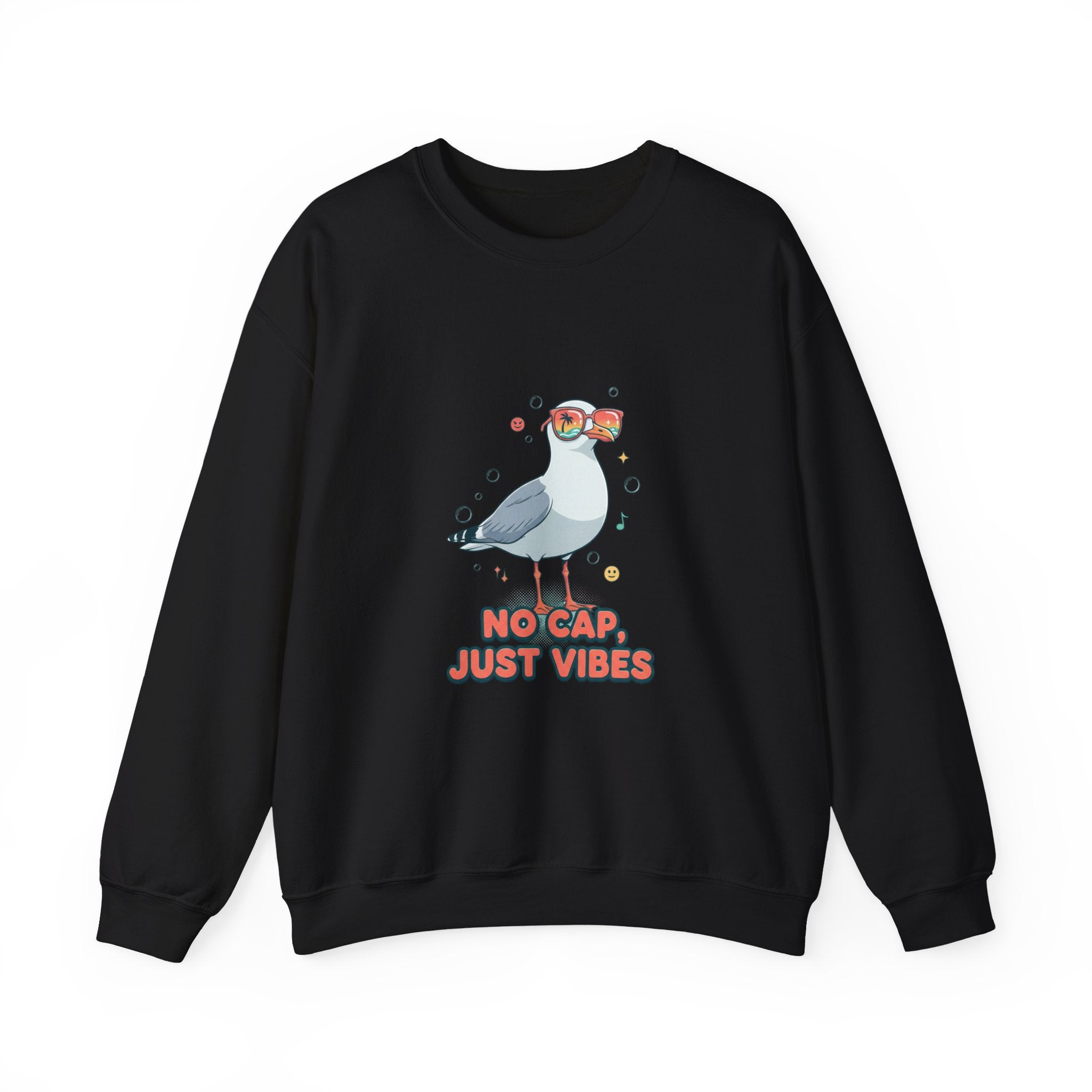 No Cap Just Vibes Sweatshirt | Gen-Z Slang ngc