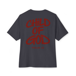 Child of God Tee — Oversized Christian T-Shirt (Psalm 28)