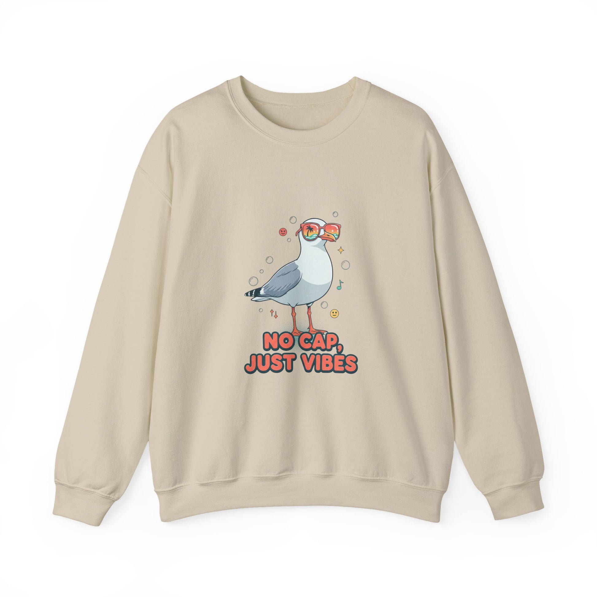 No Cap Just Vibes Sweatshirt | Gen-Z Slang ngc