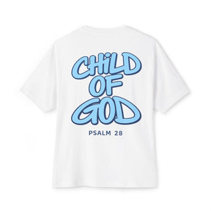 Child of God Tee — Oversized Christian T-Shirt (Psalm 28)