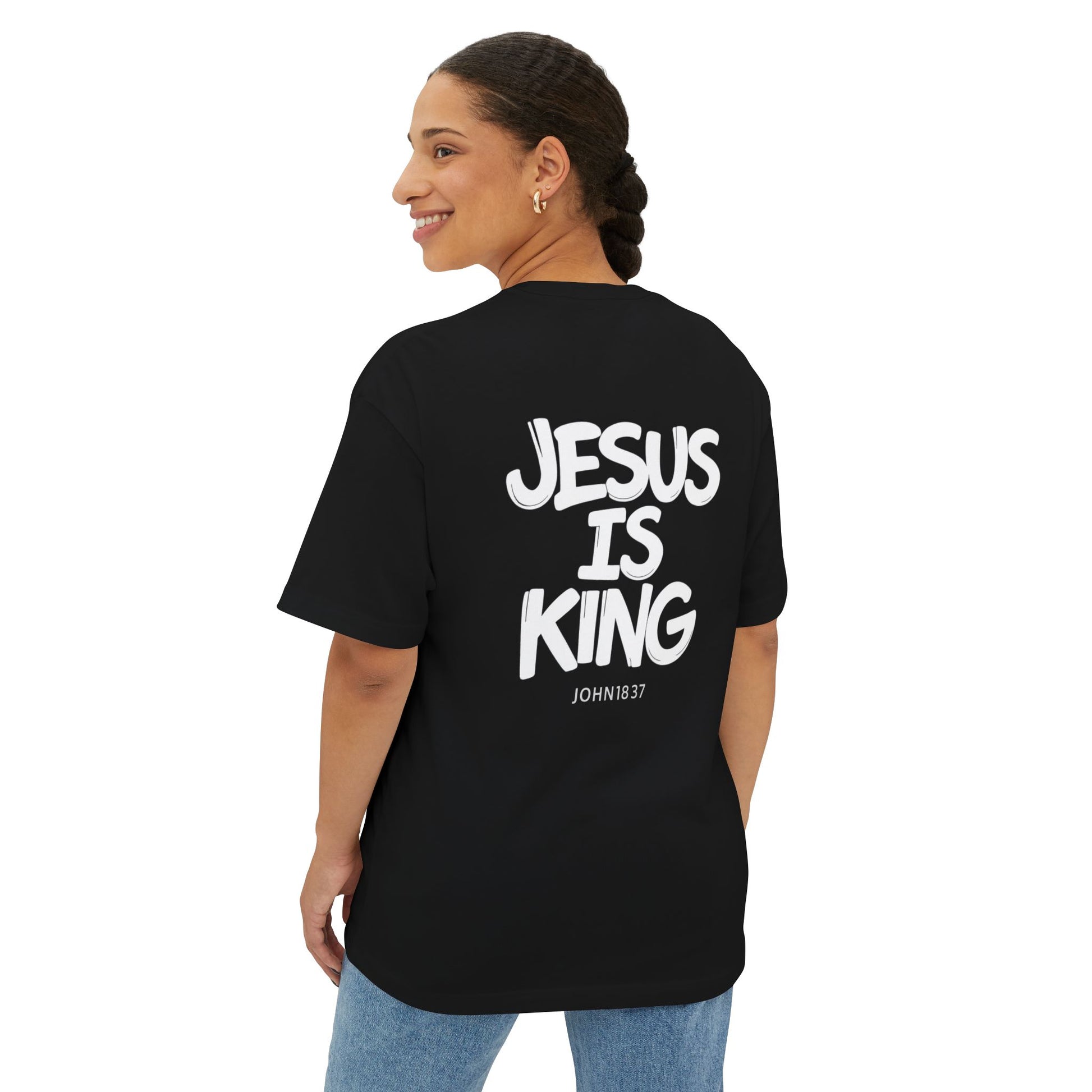 Jesus Is King Oversized Tee