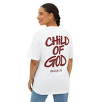Child of God Tee — Oversized Christian T-Shirt (Psalm 28)