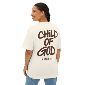 Child of God Tee — Oversized Christian T-Shirt (Psalm 28)