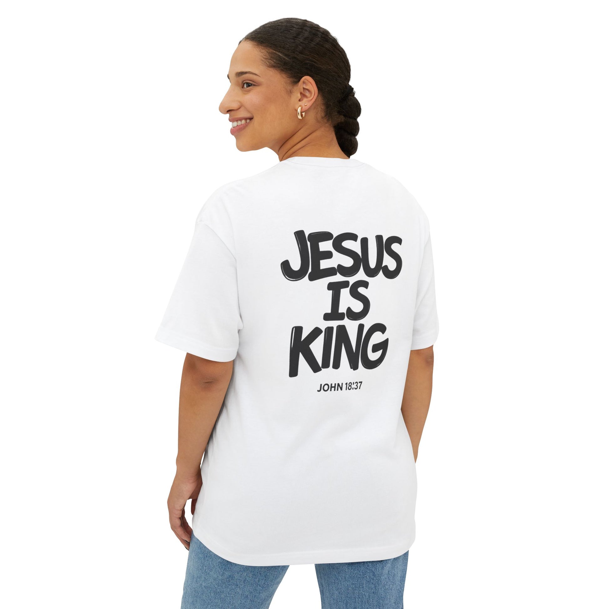 Jesus Is King Oversized Tee