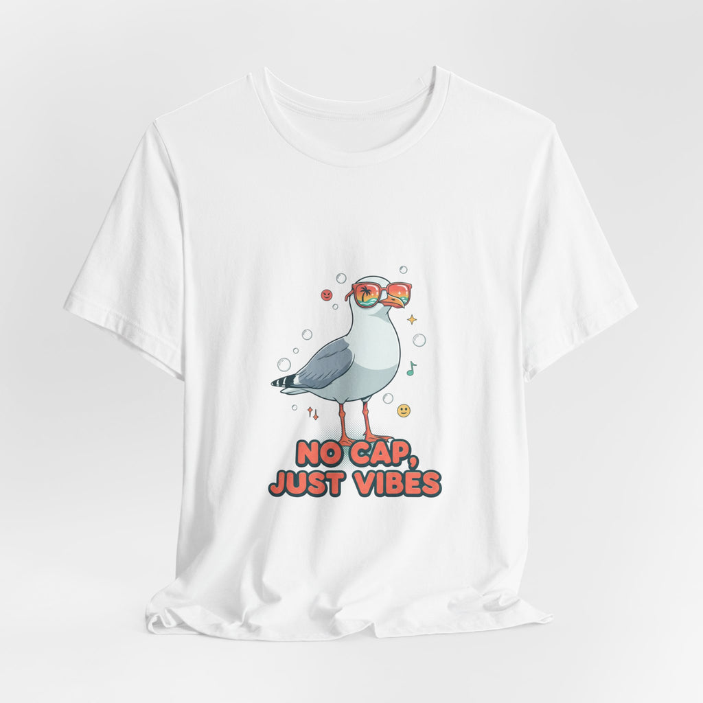 No Cap Just Vibes Tee | Gen-Z Slang ngc