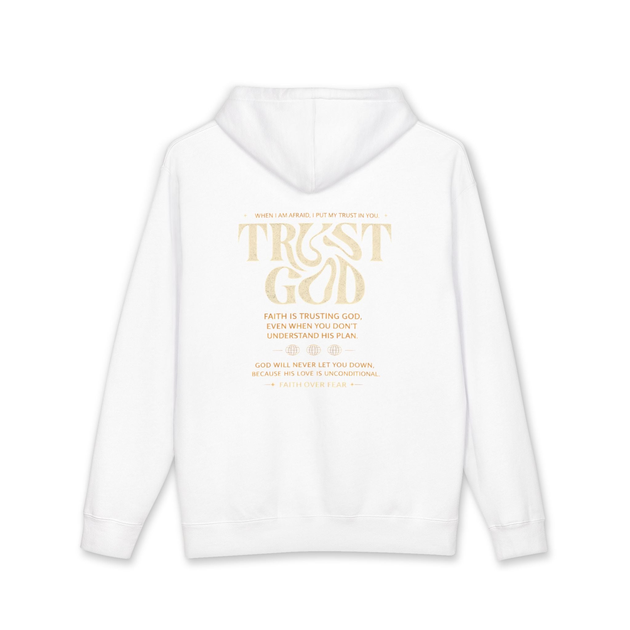 Trust God Hoodie — Faith Verse Graphic Pullover