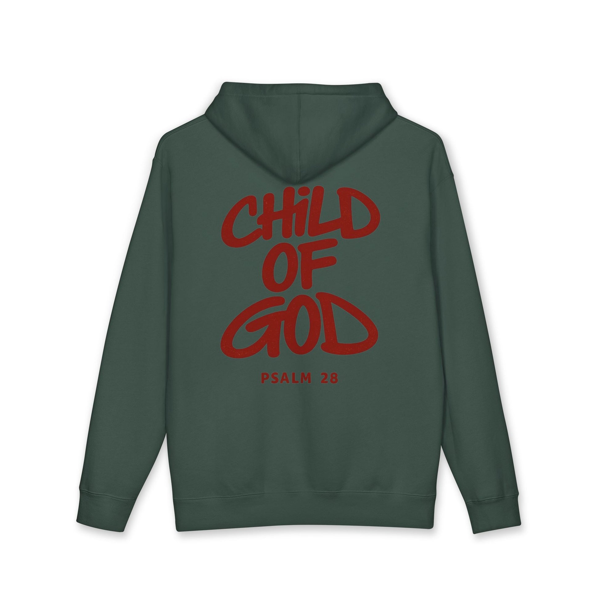 Child of God Hoodie — Psalm 28 Christian Pullover