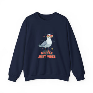 No Cap Just Vibes Sweatshirt | Gen-Z Slang ngc