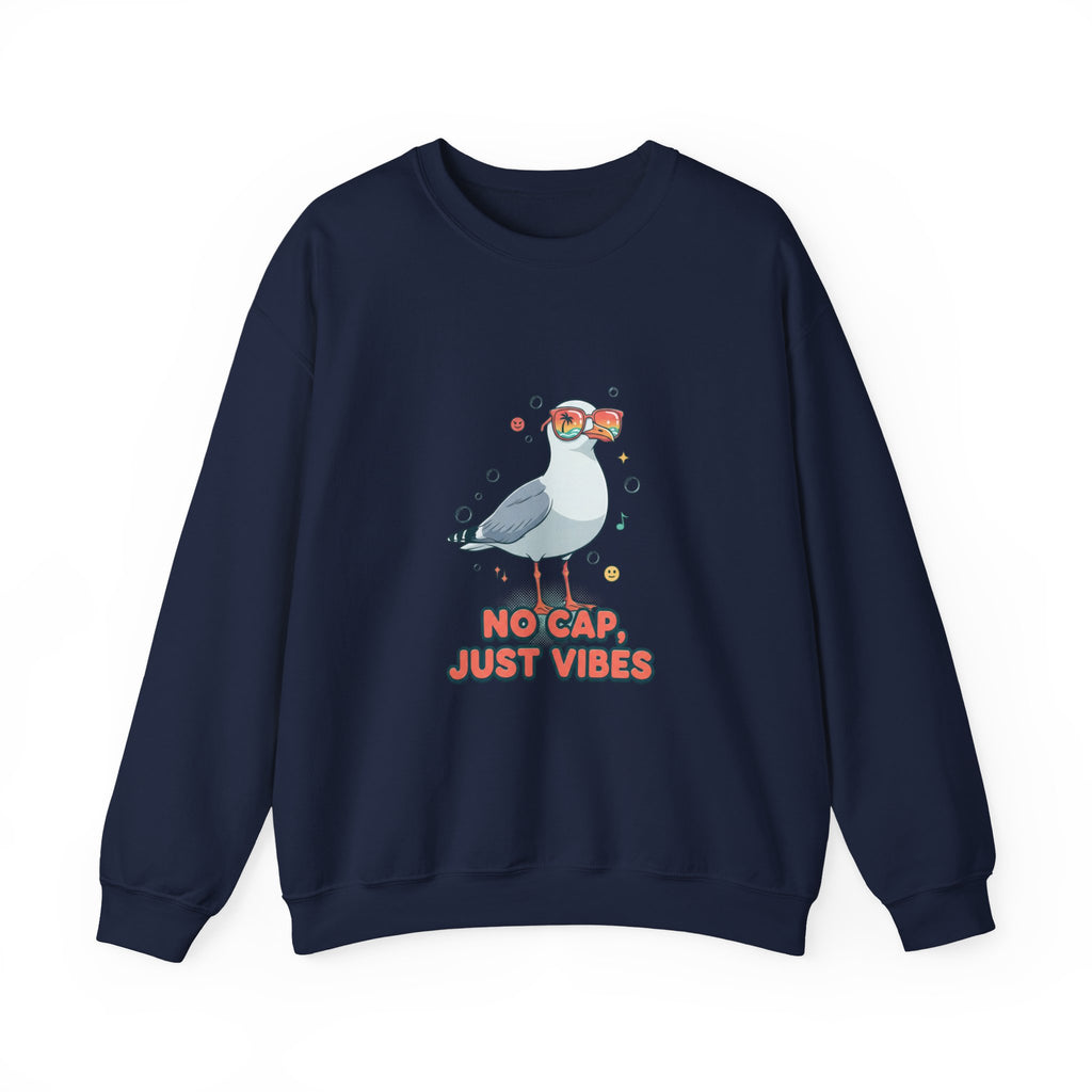 No Cap Just Vibes Sweatshirt | Gen-Z Slang ngc