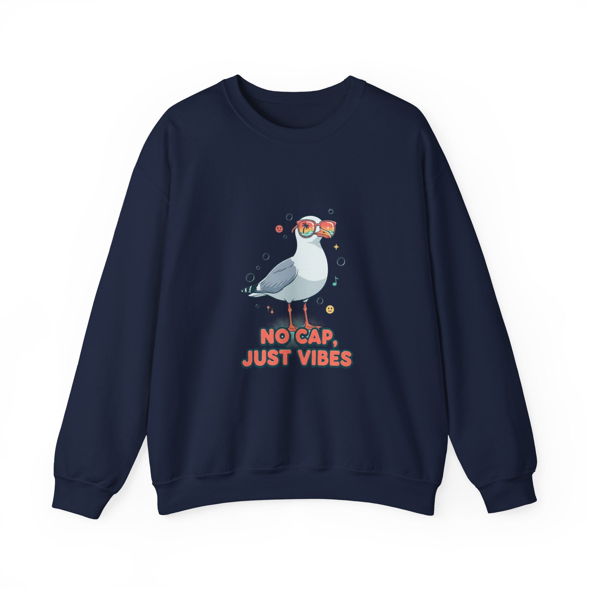 No Cap Just Vibes Sweatshirt | Gen-Z Slang ngc