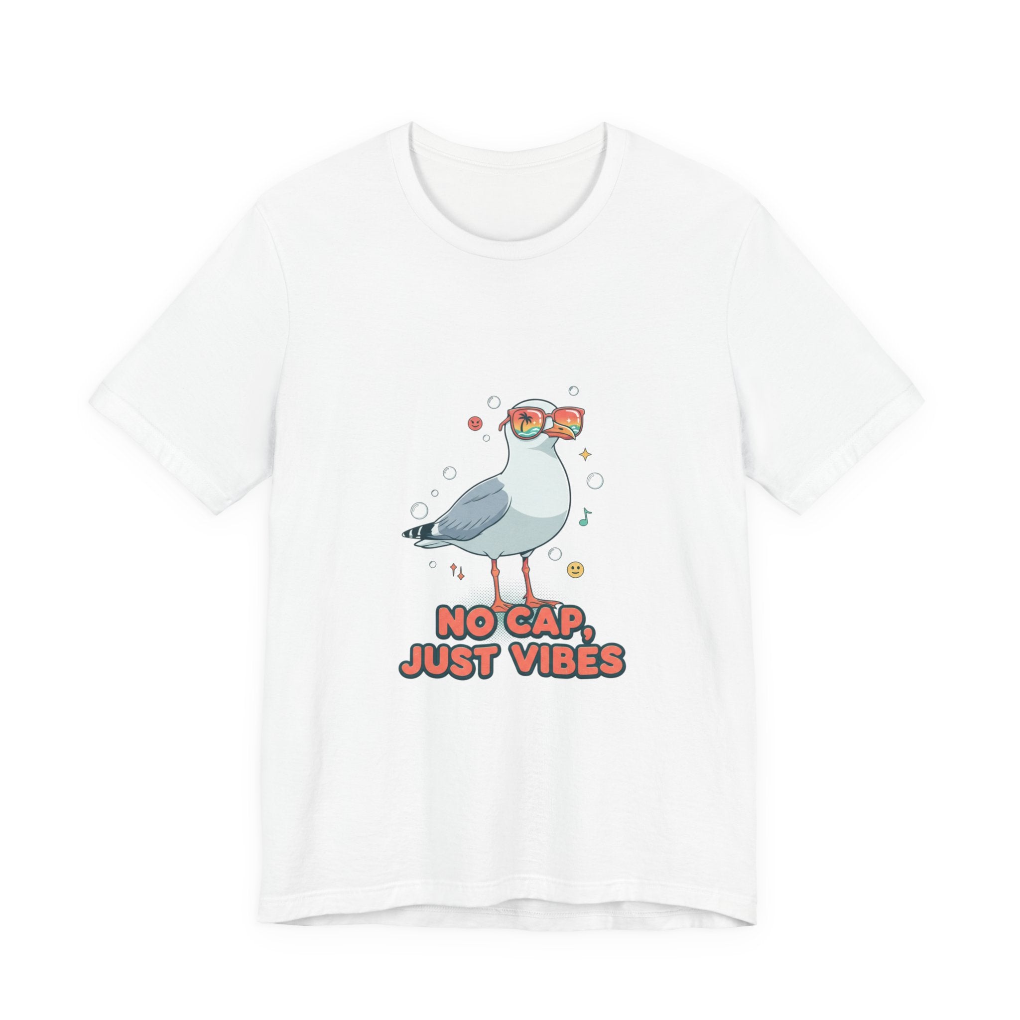 No Cap Just Vibes Tee | Gen-Z Slang ngc